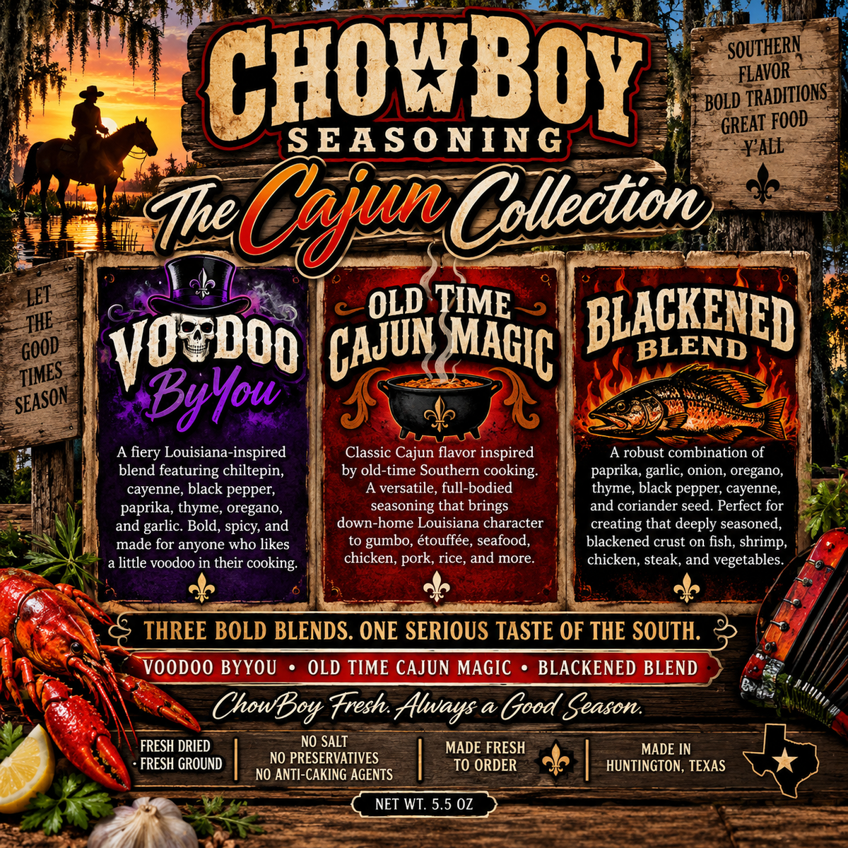 The Cajun collection