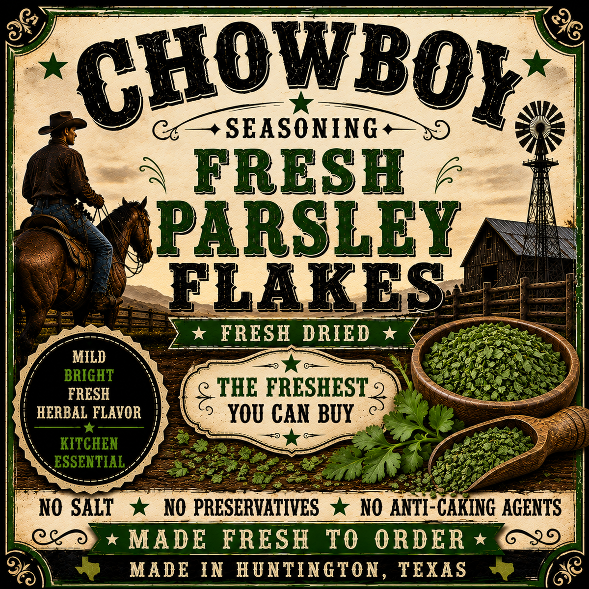 Parsley flakes