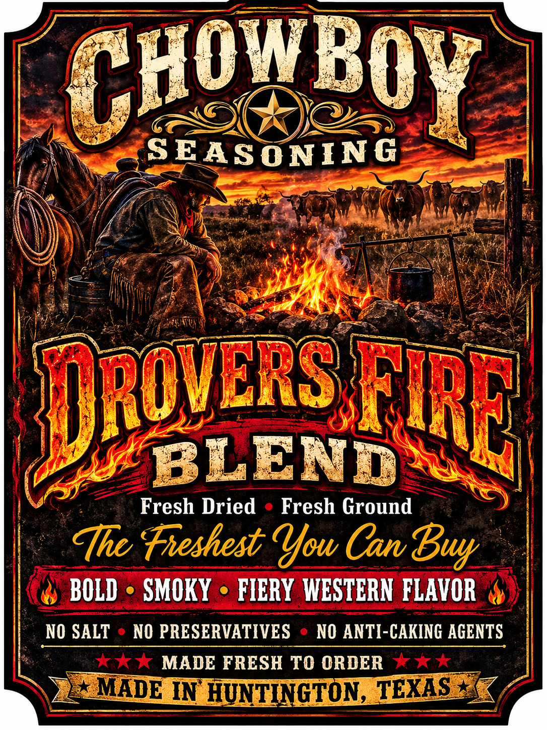 Drovers fire