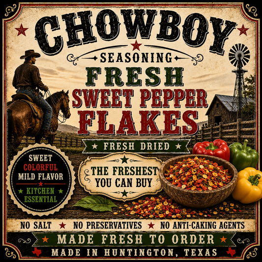Sweet pepper flakes