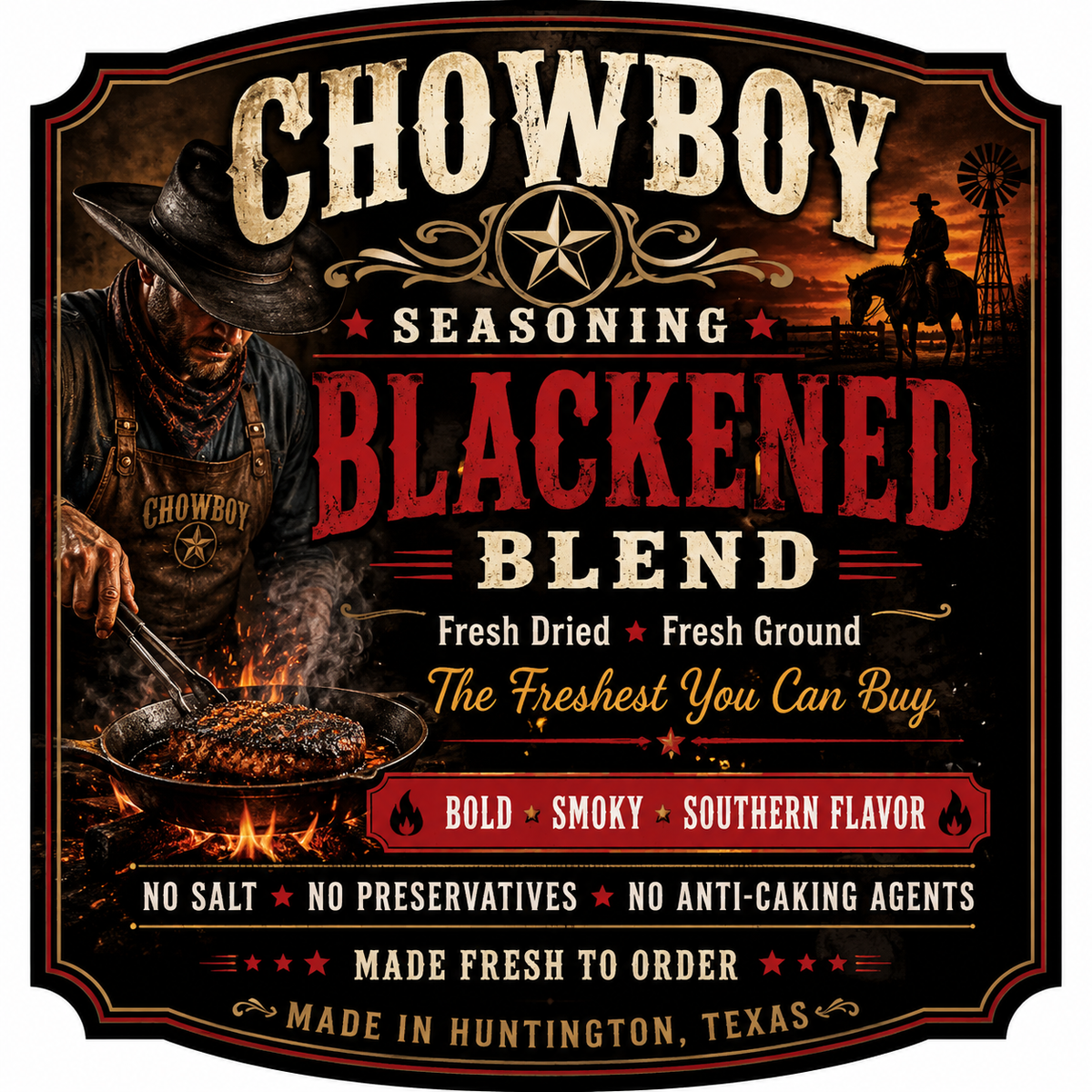 ChowBoy Blackened blend