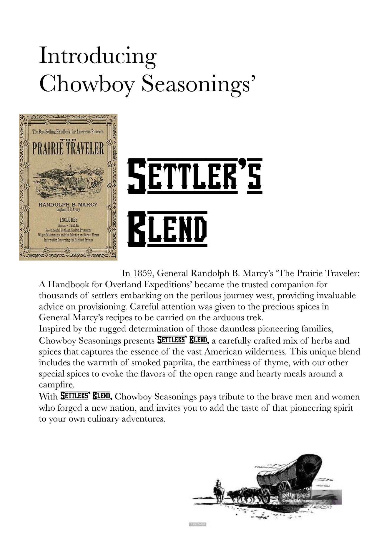 Settlers Blend